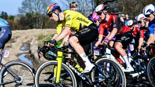 Van Aert suspects 'sabotage' after return race scuppered by puncture