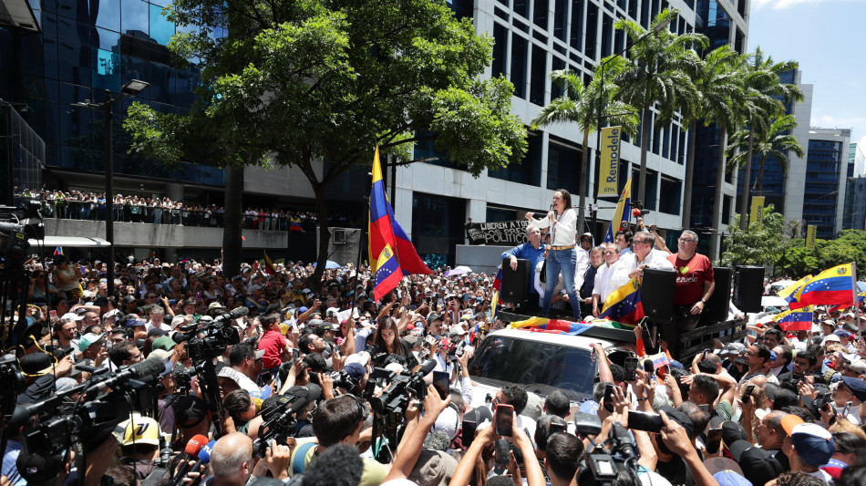 Machado, 'premio Havel ai venezuelani in lotta per la libert&agrave;'