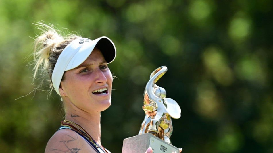 Tennis: Berlin-Siegerin Vondrousova springt um 91 Plätze