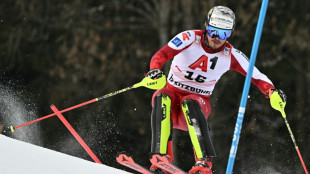Austrian joy as Feller edges Meillard for Kitzbuehel slalom win