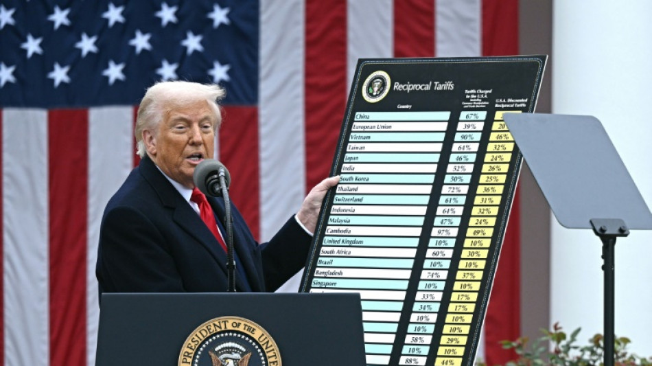 Trump d&eacute;clare la guerre commerciale au monde, en pilonnant l'Asie et l'Europe 