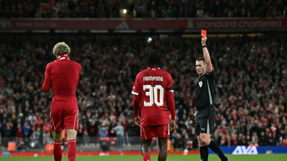 Ekitike apologises to Liverpool fans after 'stupid' red card