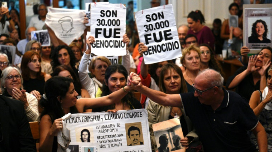 Argentine: dix condamn&eacute;s &agrave; la perp&eacute;tuit&eacute; dans un proc&egrave;s-fleuve de la dictature