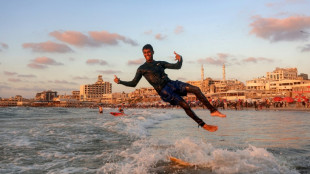 Gaza's surfers seek solace in the sea
