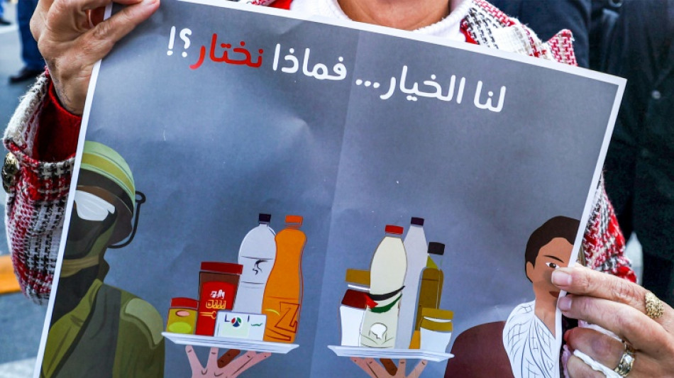 Palestinos boicotam produtos israelenses na Cisjord&acirc;nia