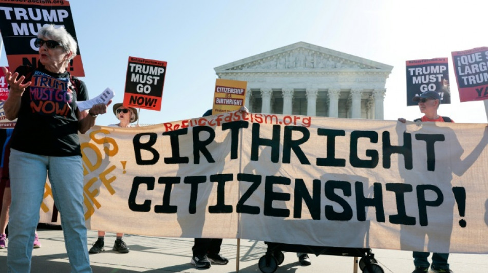 La Cour supr&ecirc;me d&eacute;bat de la tentative de Trump de red&eacute;finir la citoyennet&eacute; am&eacute;ricaine