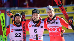 Meillard leads Swiss sweep in Val d'Isere giant slalom