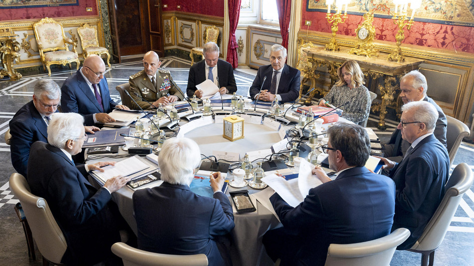 Luned&igrave; 17 Consiglio supremo di difesa su Ucraina e Medio Oriente