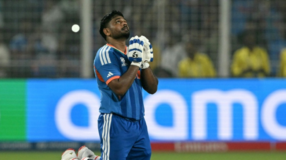 Samson's 97 puts India into T20 World Cup semi-final against England