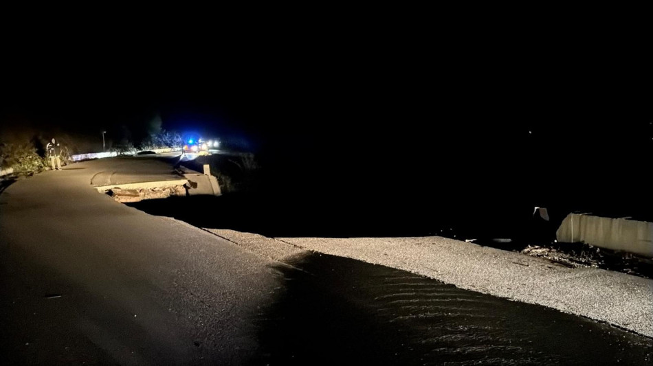 Crolla strada sui monti dauni, sindaca 'siamo isolati, come in un incubo'