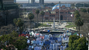 Milhares de argentinos protestam no dia de S&atilde;o Caetano, patrono do p&atilde;o e do trabalho 