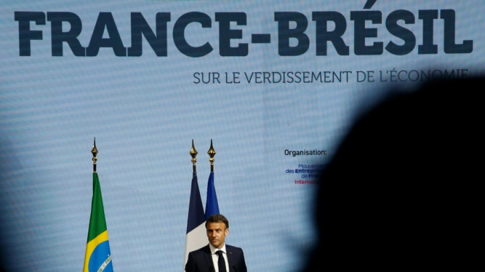No Brasil, Macron critica acordo UE-Mercosul e prop&otilde;e fazer 'um novo'
