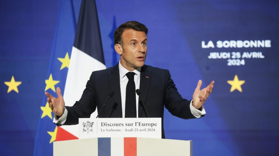 Macron &eacute; a favor de defesa cr&iacute;vel em uma Europa que 'pode morrer'