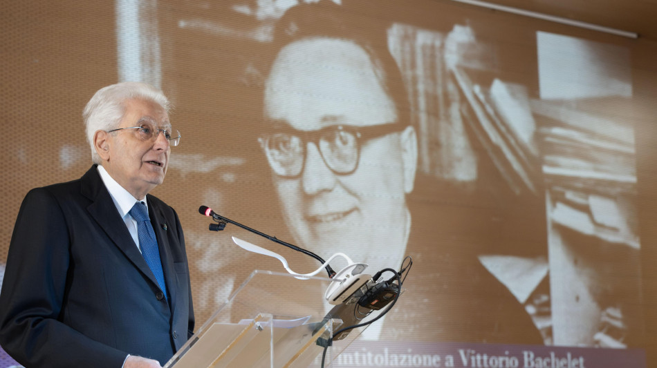 Mattarella, Bachelet fu contro terrorismo senza cedere a misure straordinarie