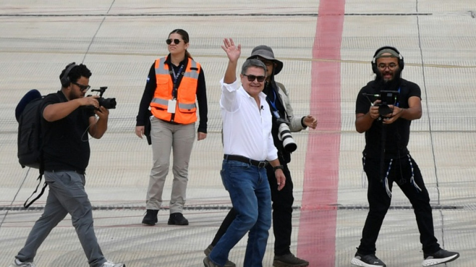 Ex-president Hernandez returns to Honduras after Trump pardon