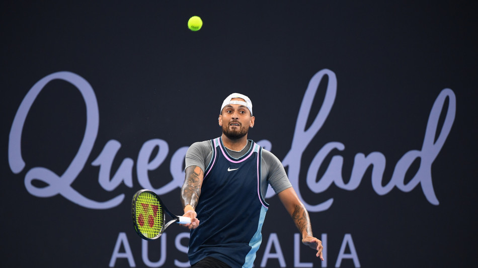 Tennis:Brisbane; Kyrgios subito ko 'fatto i conti con la realt&agrave;'