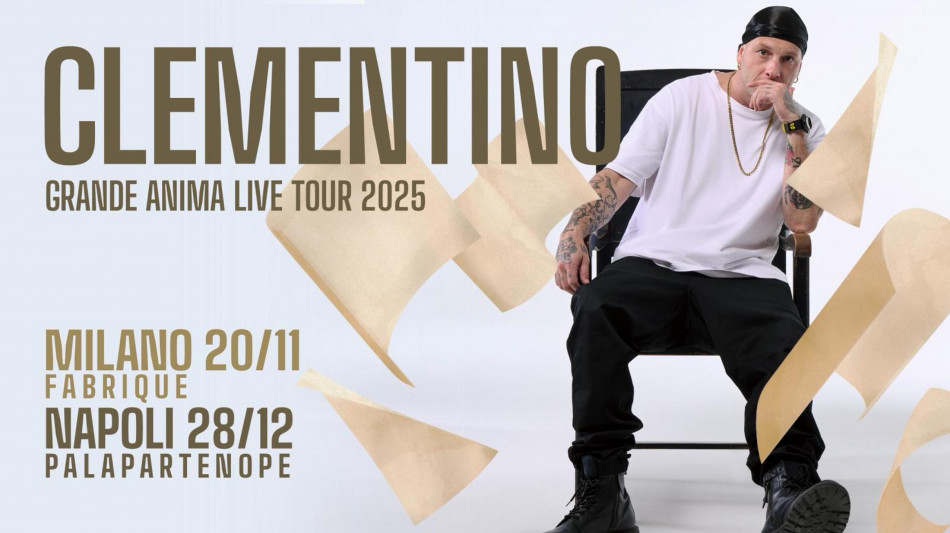 Clementino torna dal vivo con due date evento