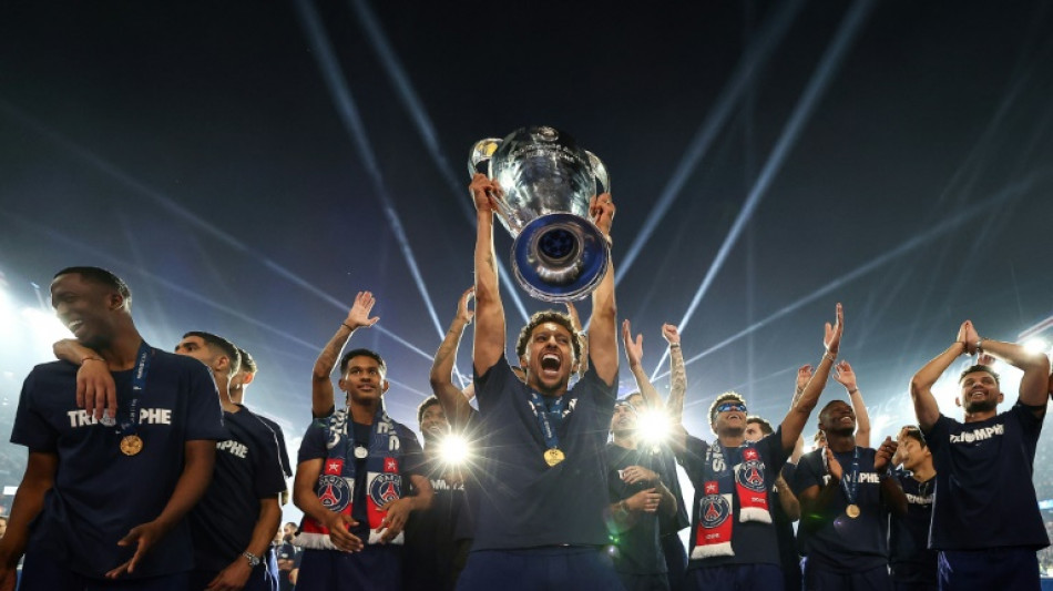 Jubilant PSG party into night with Champions League trophy