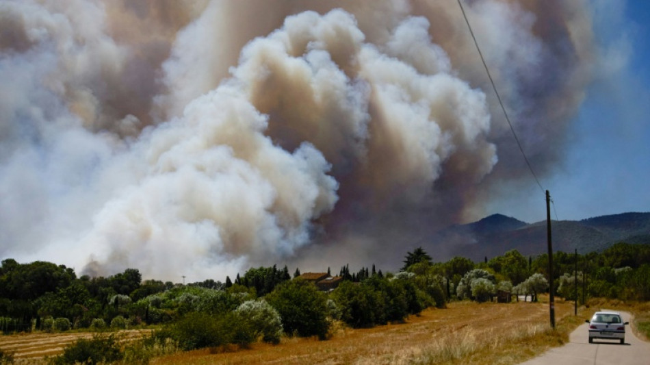 Espagne: l'incendie pr&egrave;s de la Costa Brava a d&eacute;j&agrave; br&ucirc;l&eacute; 2.200 hectares