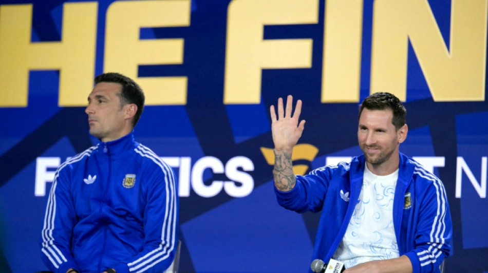 Argentina coach Scaloni hails 'legend' Messi before World Cup final