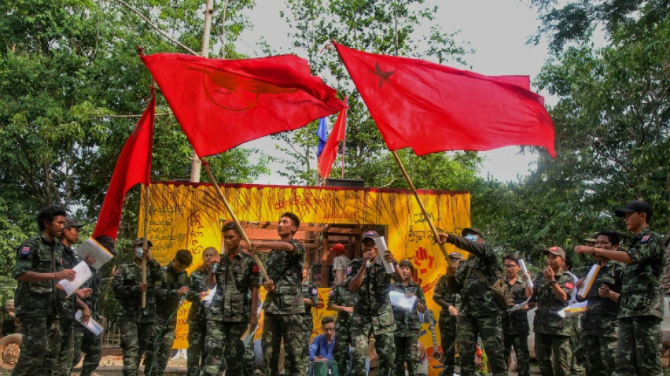 Rebeldes birmanos se van de gira por la jungla con una s&aacute;tira sobre la junta