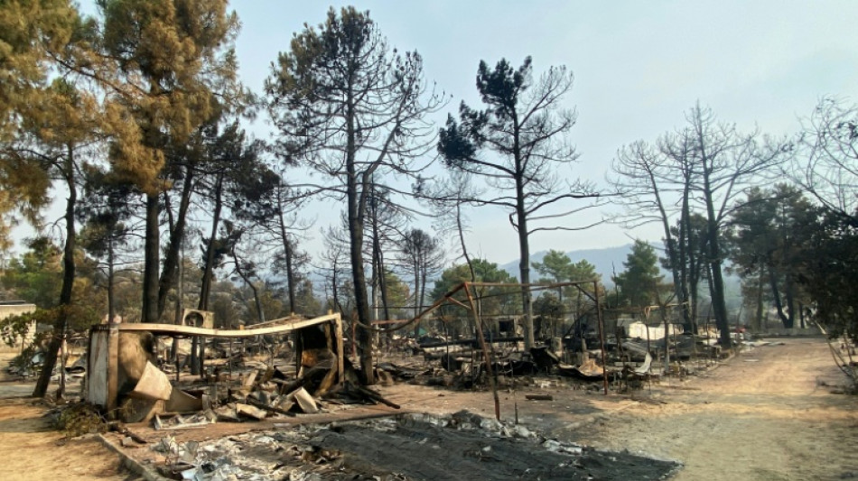 En Espagne, les flammes r&eacute;duisent un camping en cendres, semant le d&eacute;sespoir