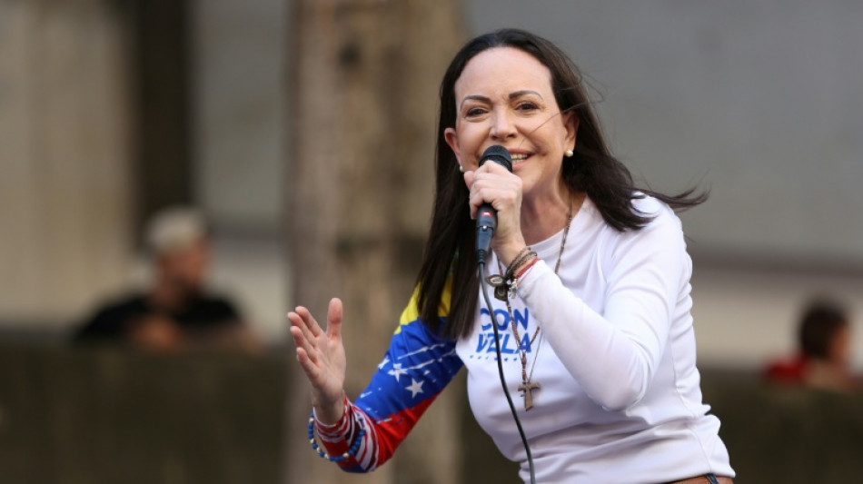 La jefa opositora venezolana dice que "falta poco" para la ca&iacute;da de Maduro