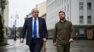 Johnson lobt Widerstandsf&auml;higkeit der ukrainischen Eisenbahner