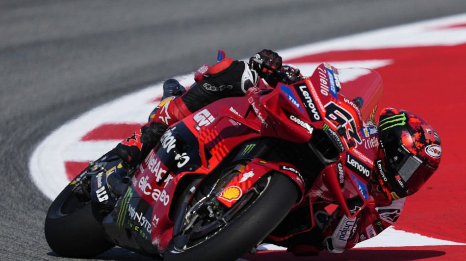 MotoGp: Catalunya; Bagnaia resta fuori da Q2, partirà 21/o