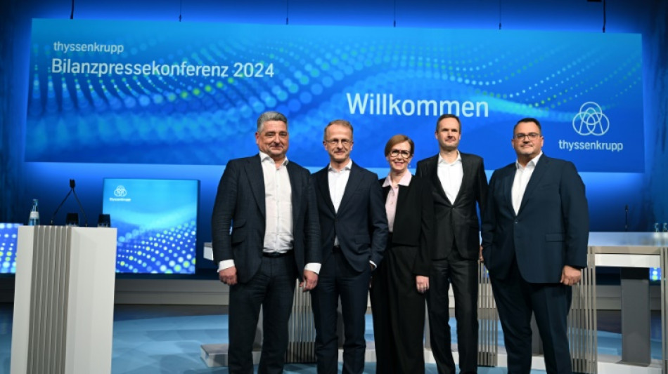 Thyssenkrupp peaufine sa r&eacute;organisation apr&egrave;s une nouvelle perte annuelle 