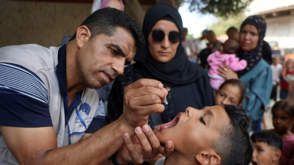 Fam&iacute;lias de Gaza vacinam seus filhos contra poliomielite apesar do temor &agrave; viol&ecirc;ncia