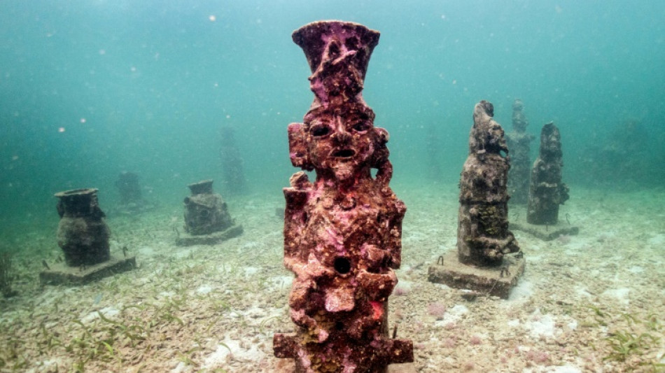 En Colombie, un &eacute;trange mus&eacute;e sous-marin pour prot&eacute;ger les coraux des Cara&iuml;bes