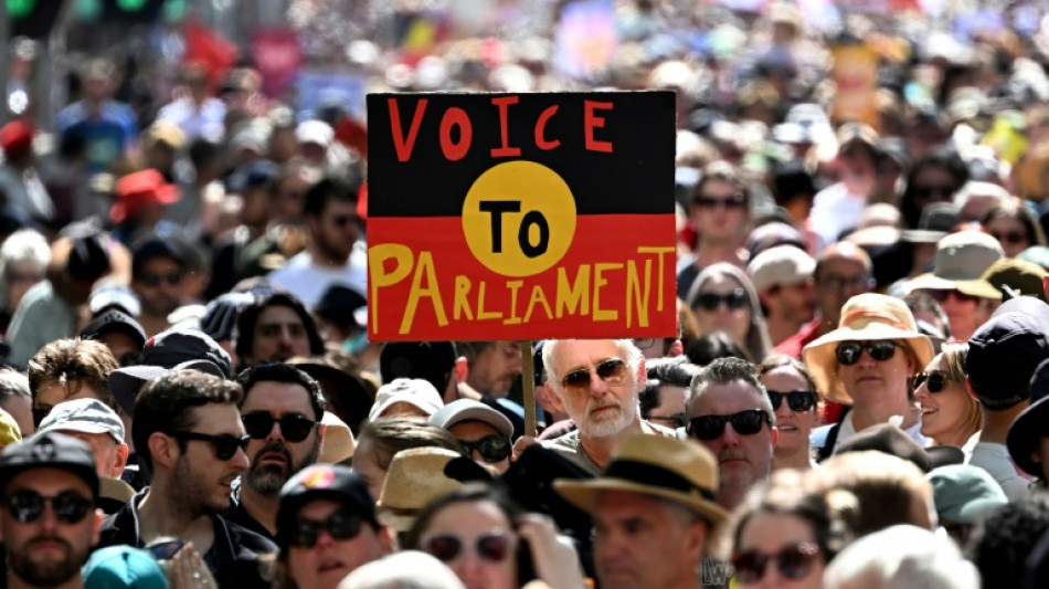 Australie: manifestations en soutien &agrave; la r&eacute;forme sur le droit des Aborig&egrave;nes