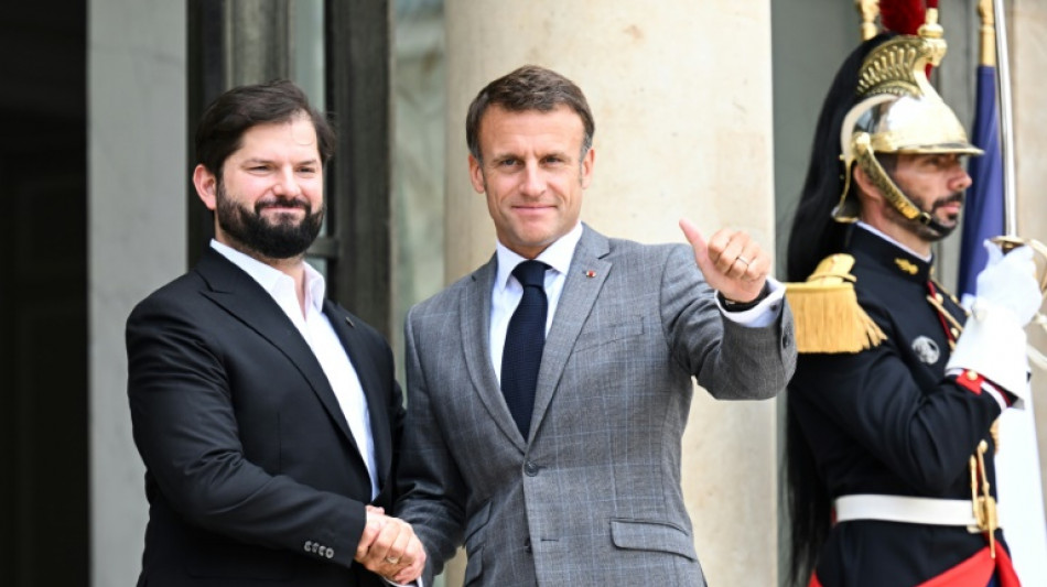 Macron agradece Boric por sua 'inequ&iacute;voca posi&ccedil;&atilde;o' sobre a guerra na Ucr&acirc;nia