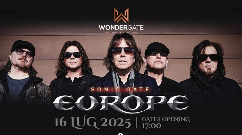 Gli Europe apriranno il Wondergate festival 2025