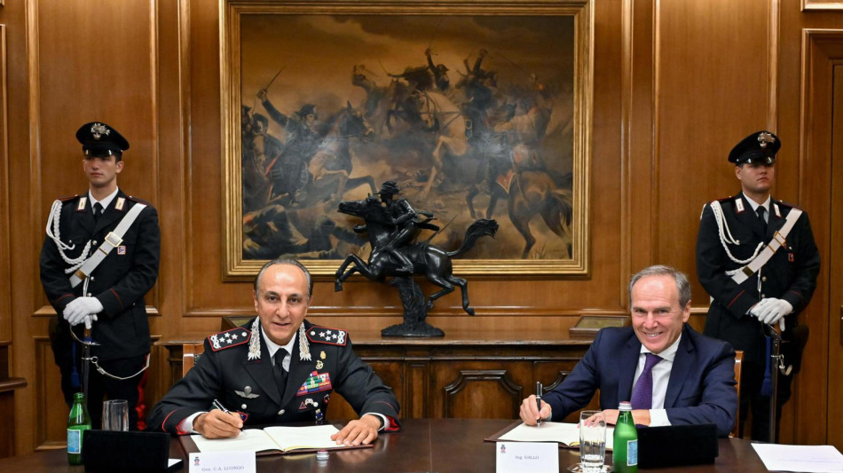 Accordo tra Italgas e Carabinieri su infrastrutture e legalit&agrave;