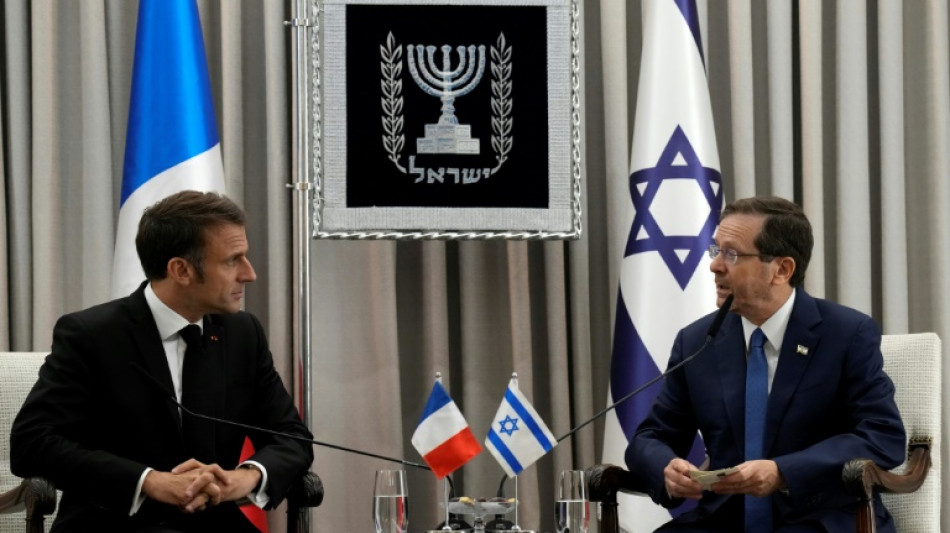 Macron pide desde Israel "no ampliar el conflicto" con Ham&aacute;s
