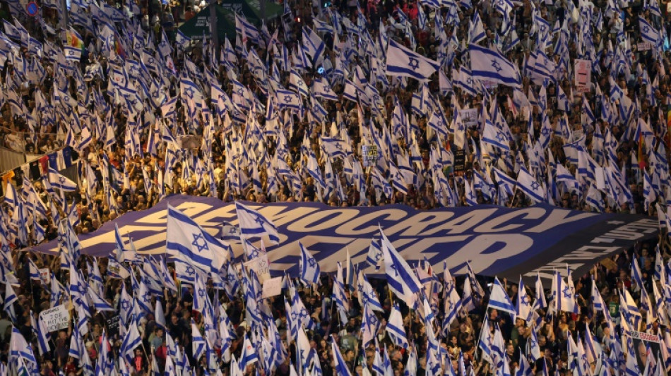 Erneut gro&szlig;e Demonstrationen gegen Justizreform in Israel