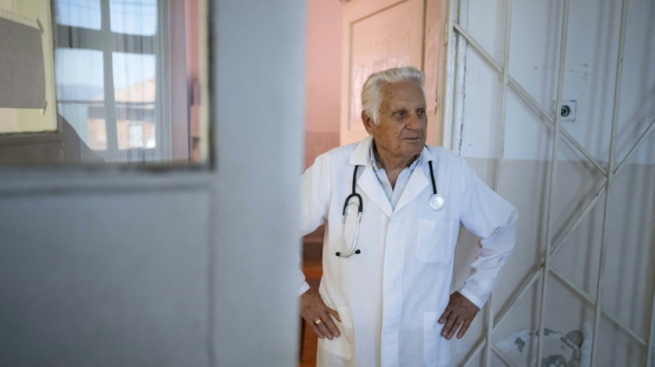 In Bulgarian mountains, local doctor still on call at 90