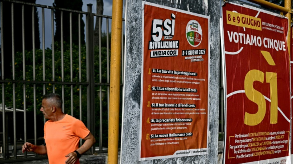 Referéndum en Italia sobre naturalización y derechos laborales
