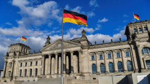 Letzte Generation &uuml;bergie&szlig;t Grundgesetz-Denkmal am Bundestag mit schwarzer Farbe