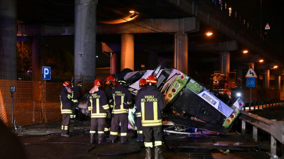 Venecia, en duelo tras accidente de bus que dej&oacute; 21 muertos