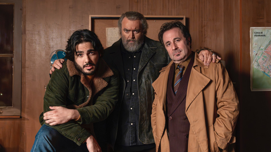 Sul set 'Il malloppo' commedia di De Biasi con Abatantuono, Foresta, Angioni e Monti