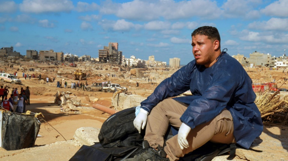 Los sobrevivientes de las inundaciones en Libia luchan por superar las secuelas psicol&oacute;gicas