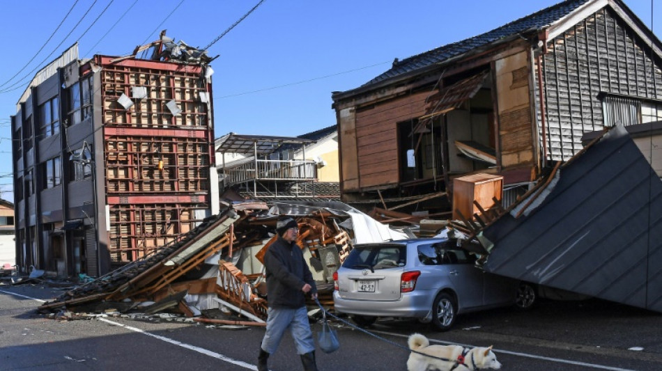 Japon: 78 morts et des dizaines de disparus apr&egrave;s le s&eacute;isme du Nouvel An 
