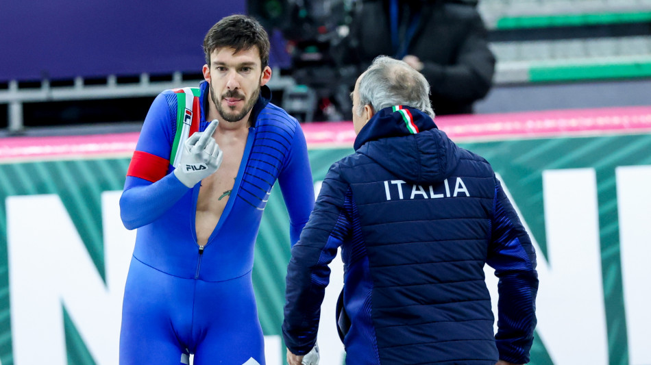 Ghiaccio: mondiali velocit&agrave;; Ghiotto oro, Lollobrigida bronzo