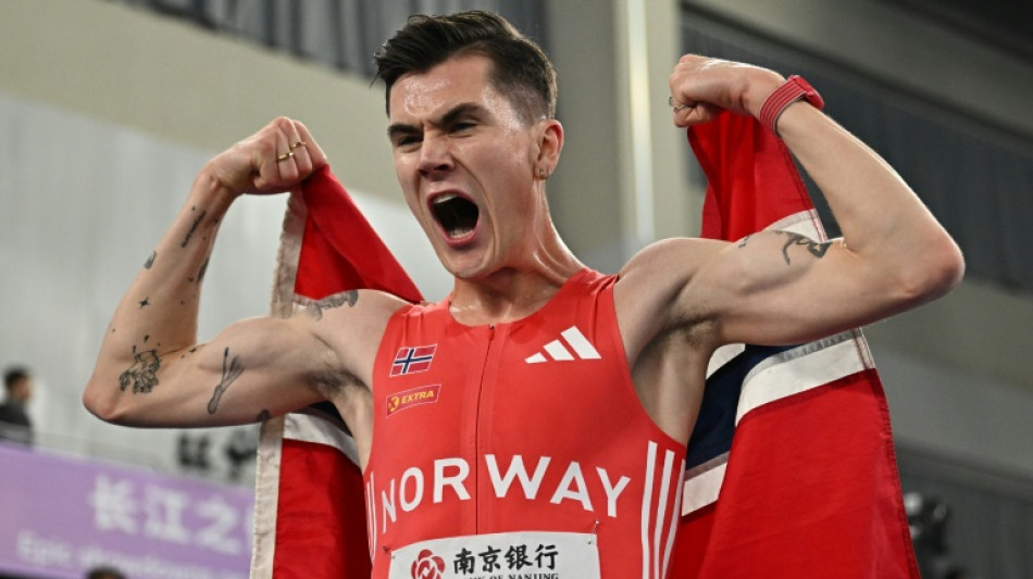 Mondiaux d'athl&eacute;tisme en salle: Ingebrigtsen, le "double double" et un hiver parfait
